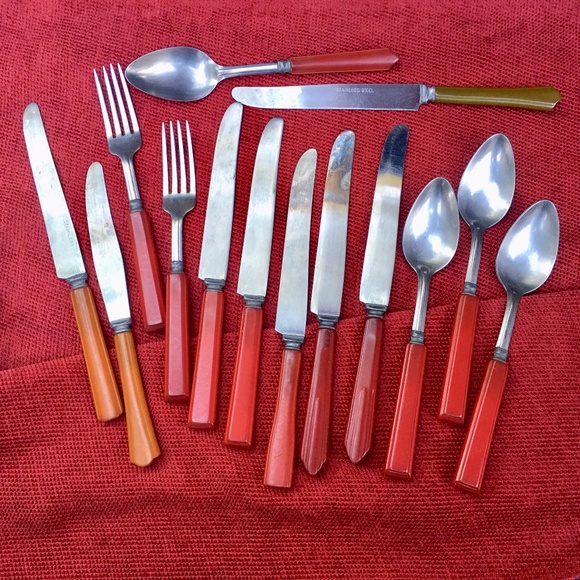 Other - Vintage Bakelite Handled Flatware - Misc Patterns